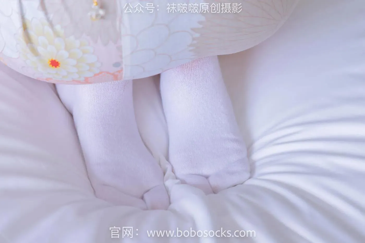 [BoBoSocks袜啵啵]NO.137 稚予-木屐、分指白棉袜、裸足、和风浴衣 [170P]插图7